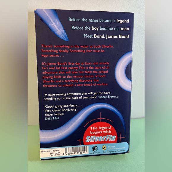 Young Bond, Meet Bond James Bond SilverFin Book, Author Charlie Higson, Novel - Picture 3 of 3